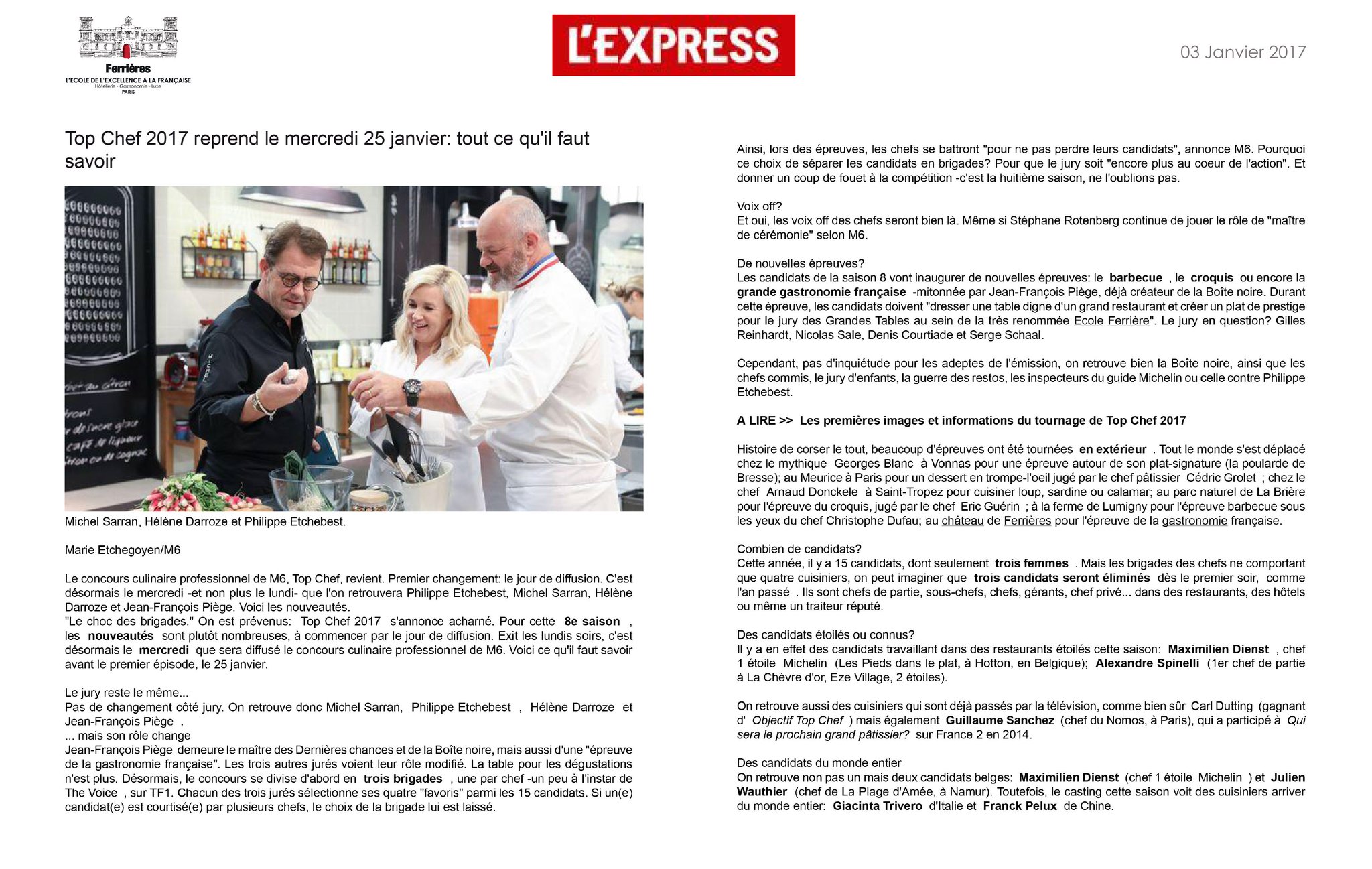 Top Chef 2017 - Presse C19bVSuXEAQEKNh