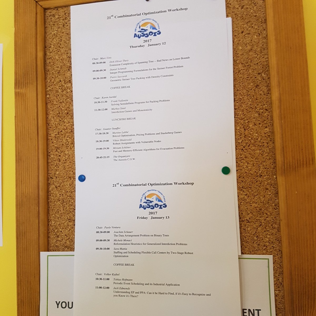 Michele Monaci On Twitter Last Two Days Program