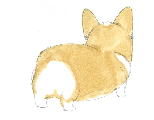 コーギーのtwitterイラスト検索結果 古い順