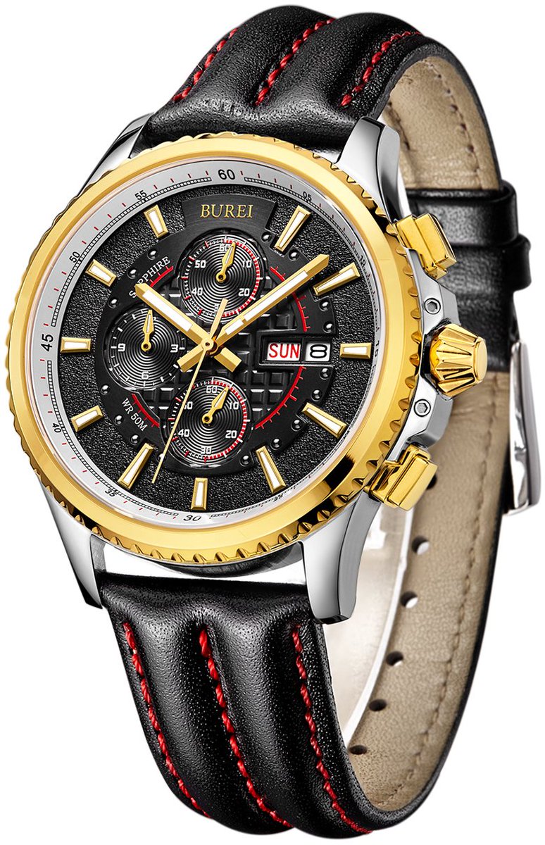 Watchestry's tweet photo. https://t.co/jkYVLGx91W: BUREI® Men's Luminous Chronograph Day and Date Watch with… https://t.co/V25wY6xXdR #fashion #jewelry #menswatch https://t.co/gCIVojTrU4