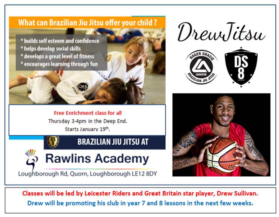 RawlinsPE's tweet photo. We are pleased to welcome @drewsullivan8 to PE lessons and afterschool for some #drewjitsu this term. Hope to see you there! https://t.co/lRx9WDQRzn