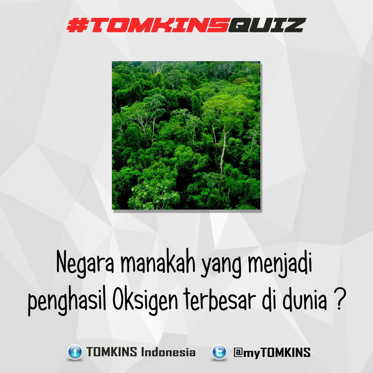 #TOMKINSQUIZ
Jawab pertanyaan pada gambar dan menangkan hadiah spesial 2 pasang sepatu TOMKINS.