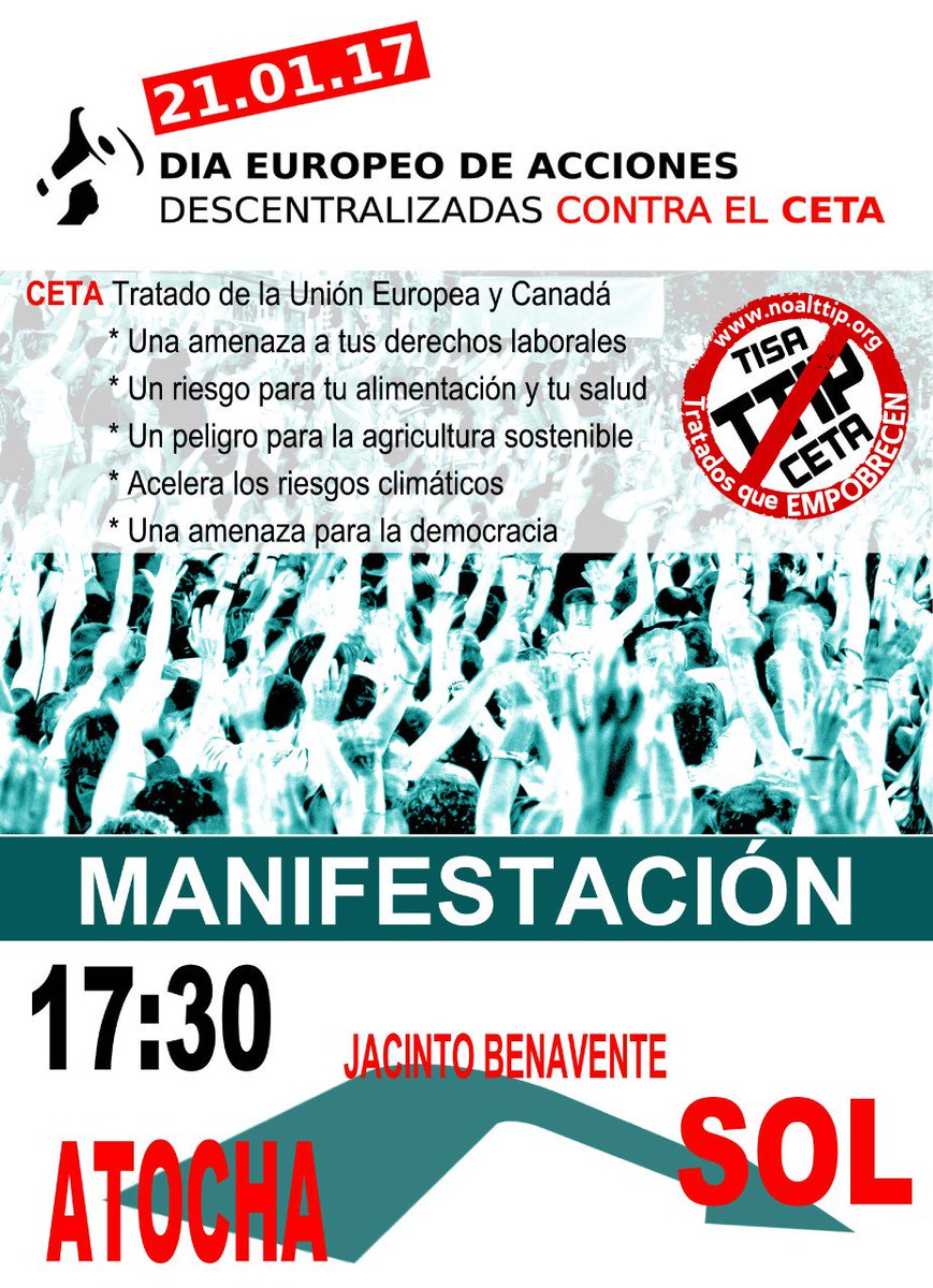 tomkucharz's tweet photo. Hoy el comité de medioambiente del Parlamento Europeo (ENVI) votó a favor del tratado UE-Canadá. El #21E a la calle! https://t.co/dX51nqTHDB https://t.co/5ykwo6Gaqo