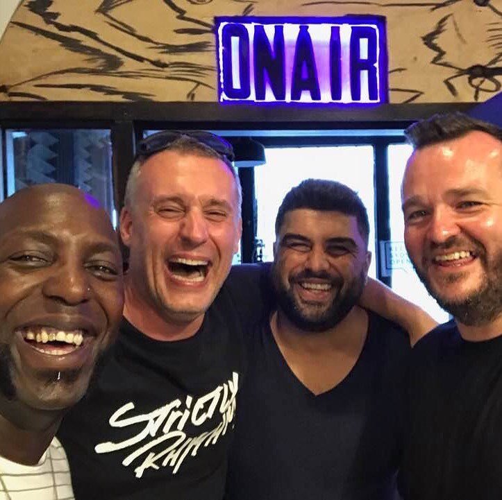 BondiBeachRadio's tweet photo. #ronbasejam joins @houseyoursoulsydney and @rotarydisco live on #bbr in the @eastsidemusichub engine room ahead of … https://t.co/Z9oO9dGGYe