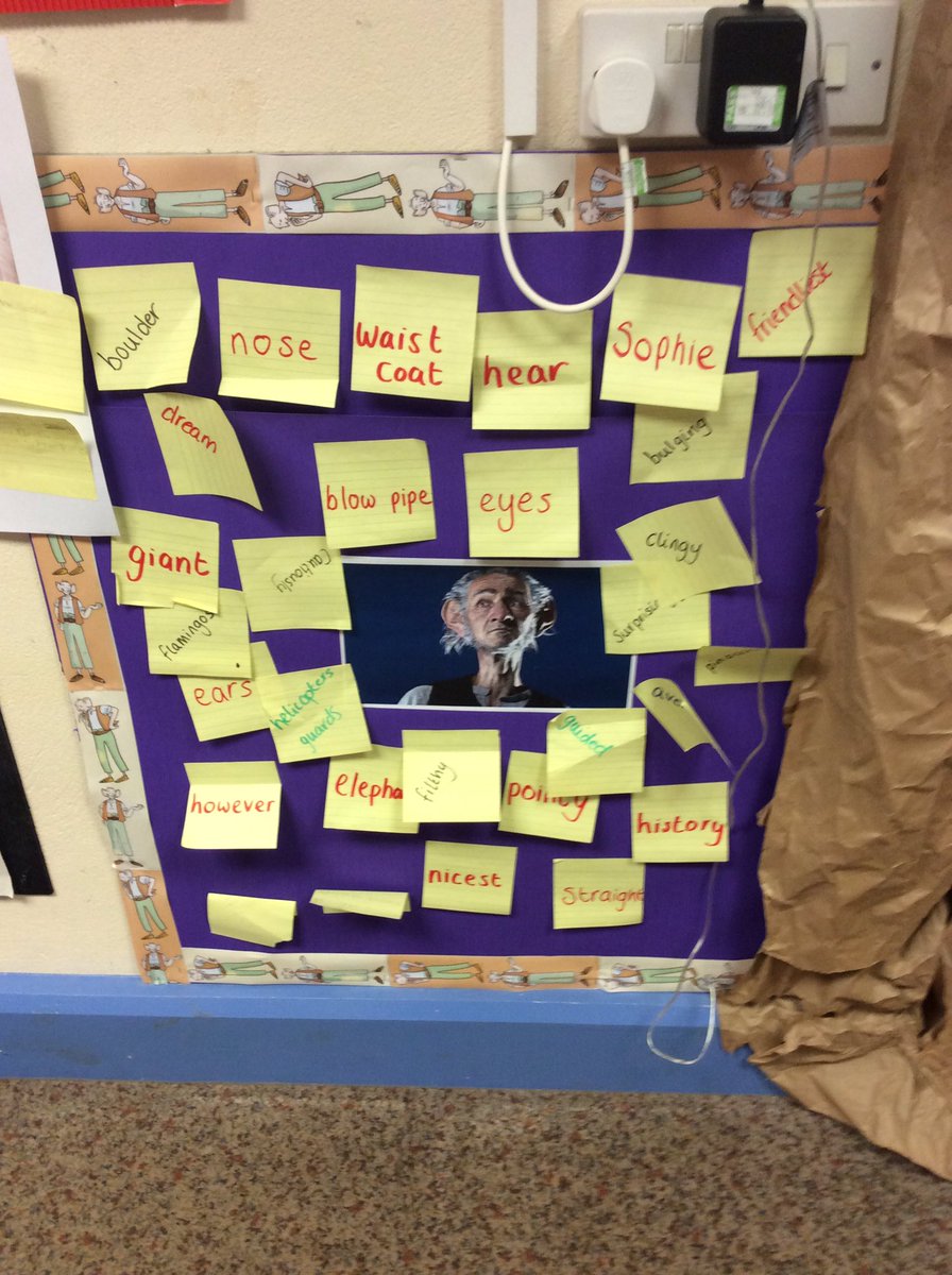 StTudyPrimary's tweet photo. Class 2 immersing themseleves in the story of The BFG #piecorbett  #t4w https://t.co/s69Ik1W6gl