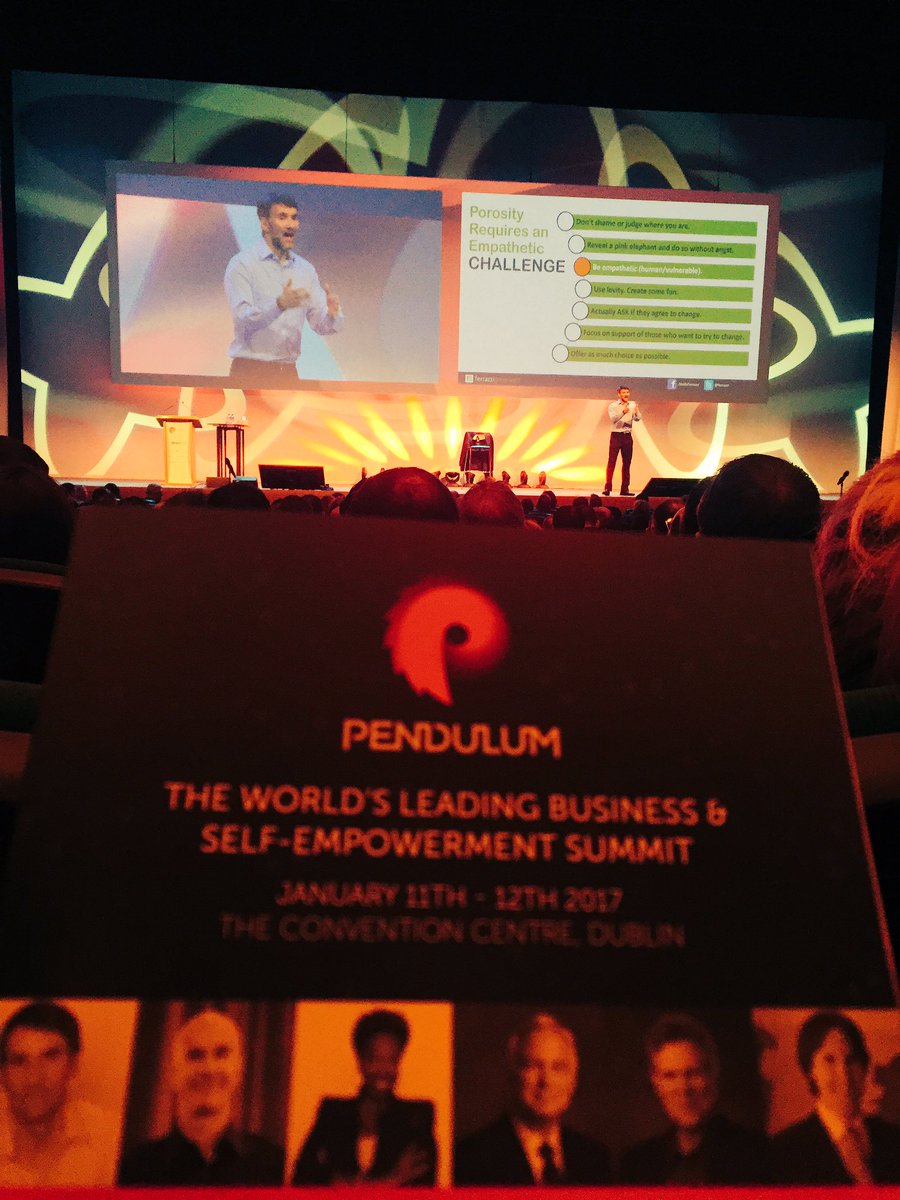 KevinMacSweeny's tweet photo. @ferrazzi "Empathy is the Bridge to Change" #PendulumSummit off to a "Butt-Kicking" start today! #leadership 🙌🏼 https://t.co/l8nbq6lncA