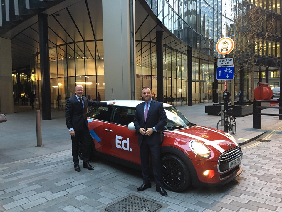 peterrigby's tweet photo. Mini looks excellent in Ed livery. They're giving it away today to a lucky Ed person who's been most Ed-like in 2016. #Edmini https://t.co/TsSTHFLNyg