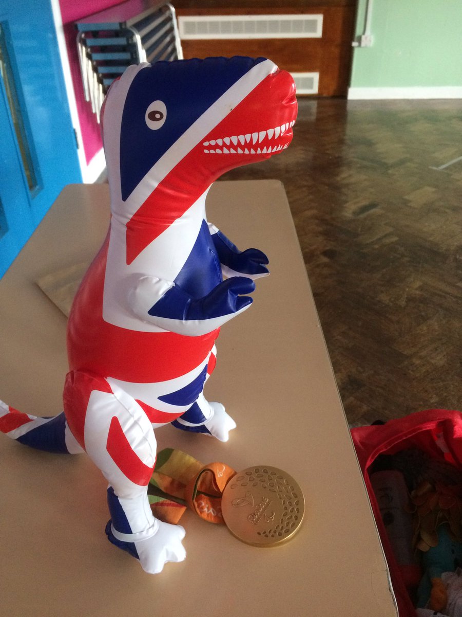 Me and Dino all ready for assemblies at Lady Bay Primary! #inspire #paracanoe #dreambig #workhard