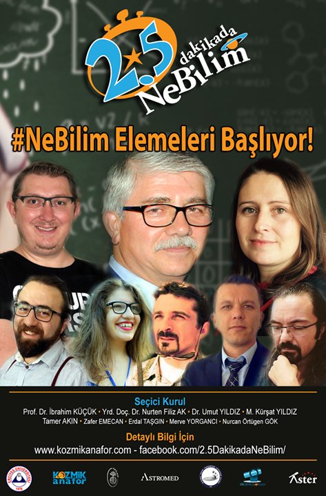 Türkiye'nin en büyük ve en geniş katılımlı online astronomi etkinliği #NeBilim yarışmasının "Halk Oylaması" çok yakında başlıyor🙂