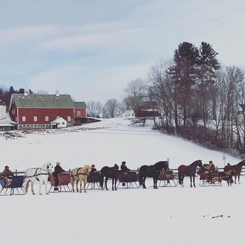 MorganMuseum's tweet image. The Sleigh Rally was held last weekend at the GMHA in South Woodstock, Vermont!