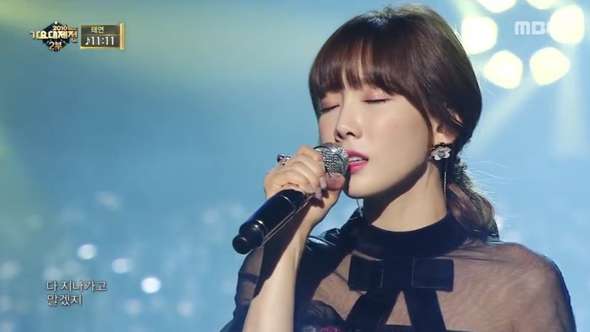 yoonvisual's tweet photo. 161231 แทยอนแสดงเพลง 11:11 ในงาน 2016 MBC Gayo Daejejeon วันนี้ https://t.co/CagSt69YY6 https://t.co/Zu4rRsbSvG