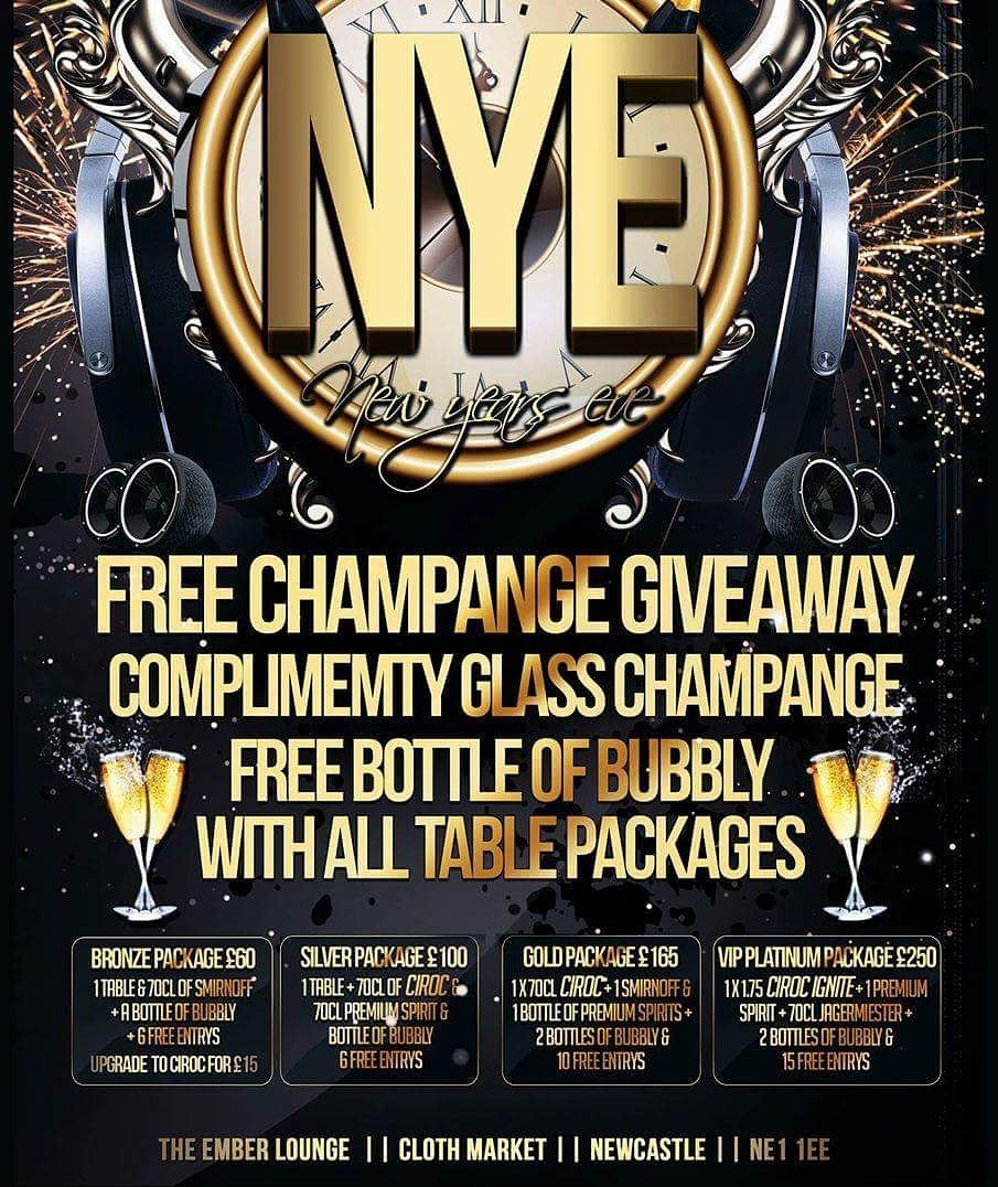 The Ember Lounge NCL (@embernewcastle) on Twitter photo join us this #nye from 8pm FREE ENTRY ALL NIGHT + FREE GLASS OF BUBBLY AT 12 to see in 2017. <a href="/NewcastleNE1/">Get Into Newcastle</a> <a href="/whatsonne/">What's On NE</a> @Barsinnewcastle join us this #nye from 8pm FREE ENTRY ALL NIGHT + FREE GLASS OF BUBBLY AT 12 to see in 2017. <a href="/NewcastleNE1/">Get Into Newcastle</a> <a href="/whatsonne/">What's On NE</a> @Barsinnewcastle