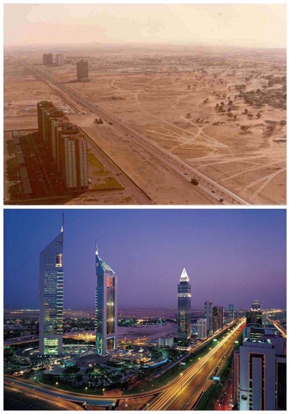 Vala Afshar on Twitter "Dubai, UAE — 1980s and now 🇦🇪 https//t.co