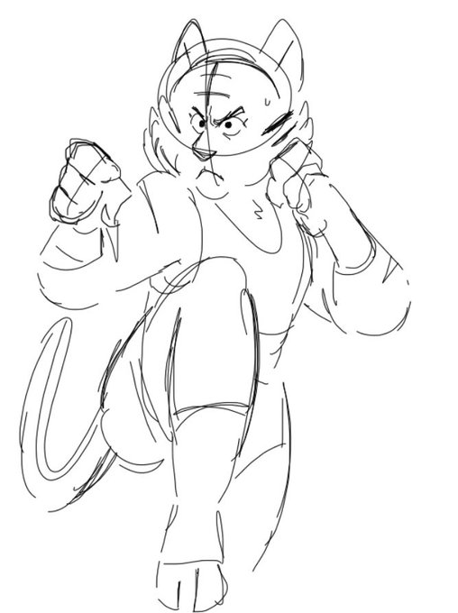 3 AM Taekwondo Tigers I doodled while listening to 3rd Strike ost ? 