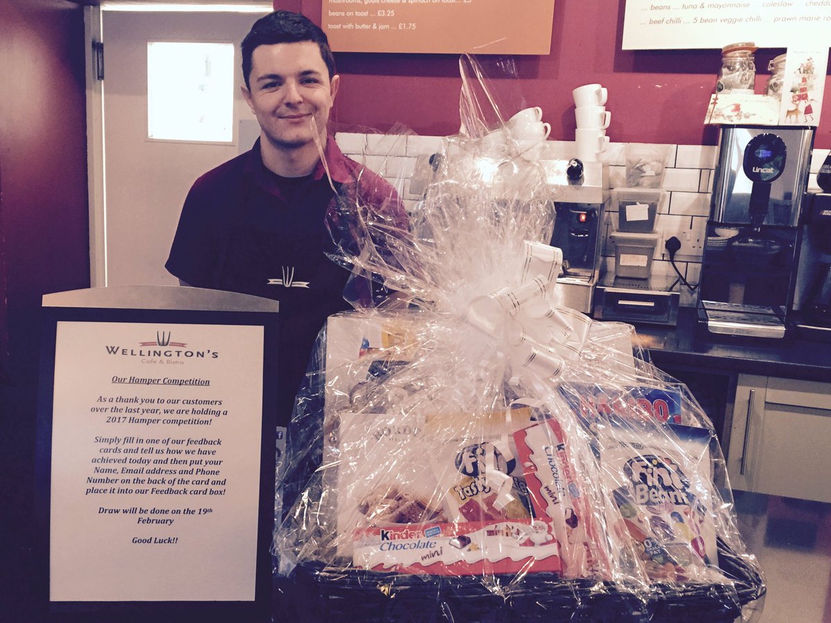WellingtonsMK's tweet photo. 🎉🎉Our Hamper competition!🎉🎉
Simply leave us feedback on how we did on your visit, with your name and email address! Good Luck!! https://t.co/YQ1iMvHVN5