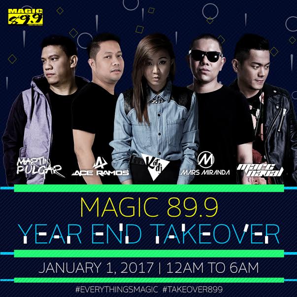 Got the Year End #Takeover899 at midnight &amp; it's going to be a doozy🔥 Starting off 2017 with these OGs!