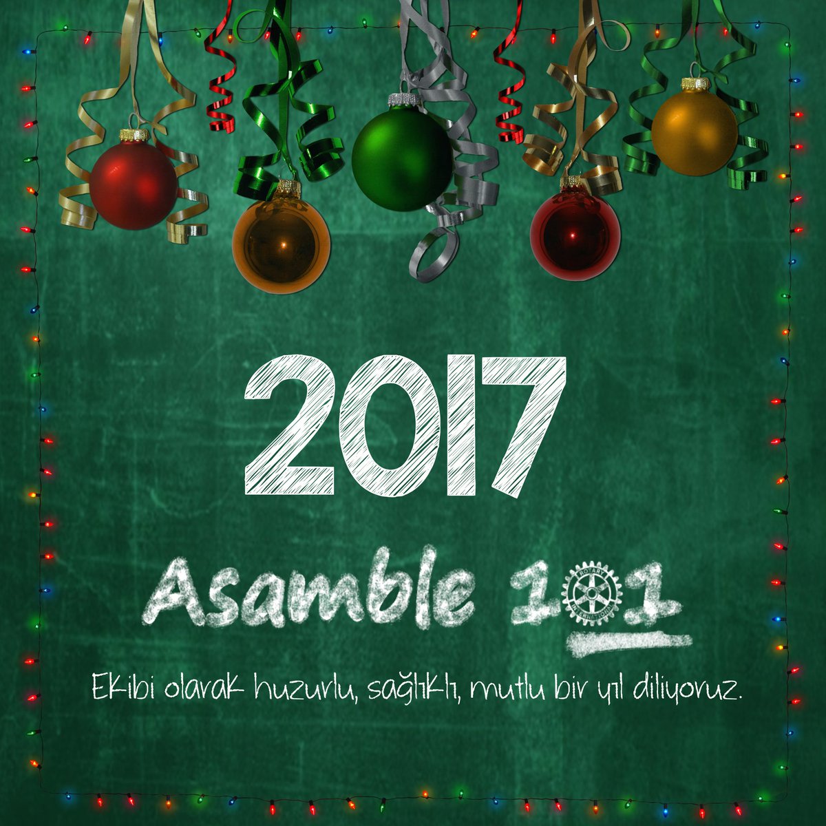 Yeni yılda tüm güzellikler sizlerle olsun 😊