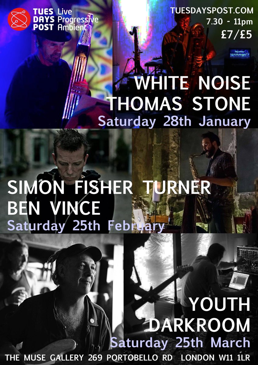 HAPPY NEW YEAR all Progressive Ambienteers especially the live sort that plays at <a href="/Tuesdayspost/">Tuesdays Post</a> Very excited about this series of 3 gigs.