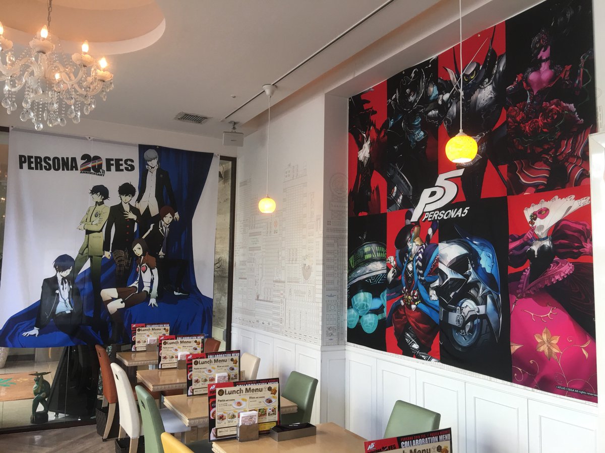HoneyToastCafe's tweet photo. 【 ペルソ���20thカフェ12/31席情報】
21:40の席情報をお伝えします。
只今、すぐにご案内できます。
※3〜4名様もご利用可能です。
ご利用をお考えのお客様は店舗スタッフまでお声かけ下さいませ！
#P5
#ペルソナカフェ https://t.co/9tVC4D4QS8