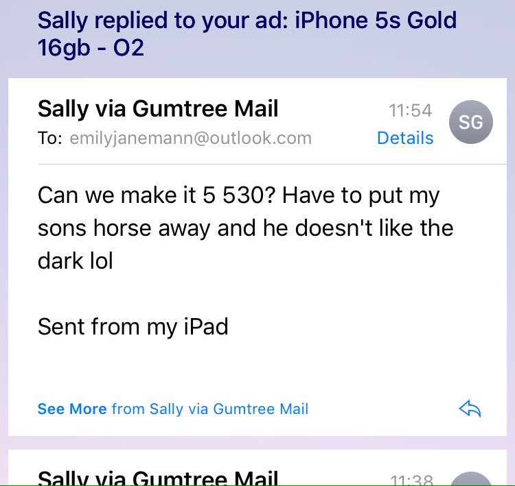 amybotwright's tweet image. Cousin sells phone on gumtree &amp;gt; woman wants to come &amp;amp; buy it &amp;gt; then #surreyproblems strike