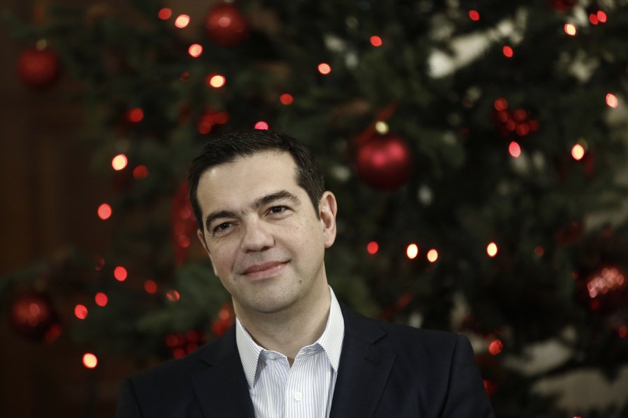 AngieSamiou's tweet photo. Η συγκίνηση, το αίσθημα ευθύνης, η καλή καρδιά σε ένα βλέμμα! Καλή χρονιά @atsipras ! Καλή δύναμη και υγεία!! https://t.co/ud03jDmEid