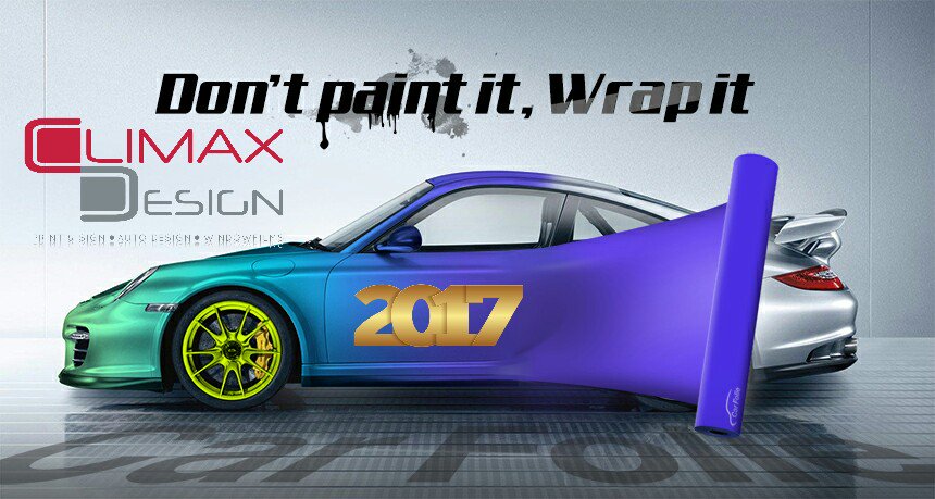 We wensen jullie een stijlvol én gekleurd 2017 toe! #carwrapping #styling #privacyglass #design #wrap #Bollenstreek #Leiden #Haarlem