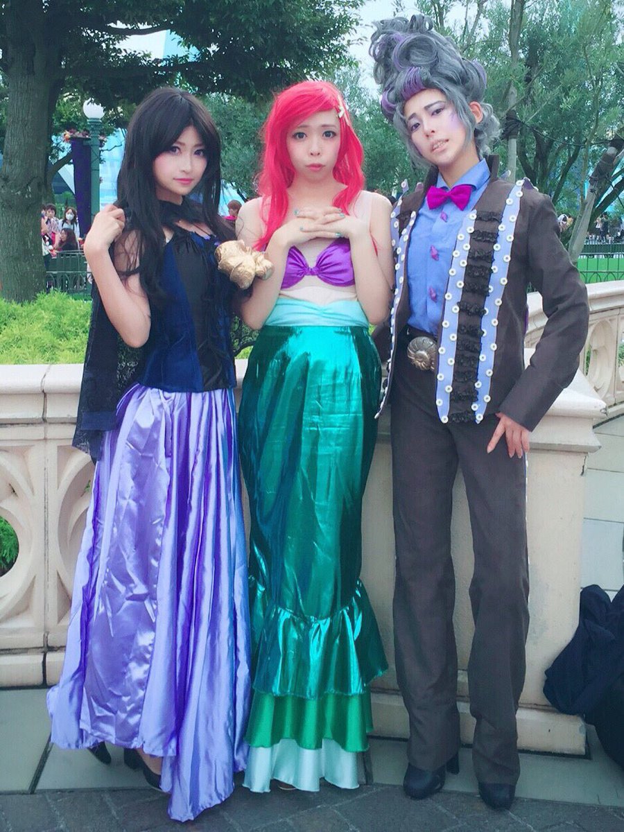 ディズニーコスプレ ヴァネッサ アースラ リトルマーメイド