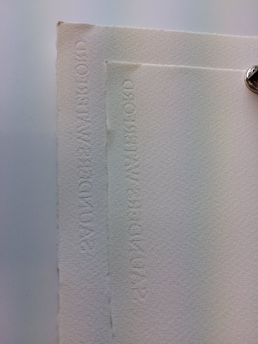 Creativeewe's tweet photo. Nothing beats a fresh batch of #Waterford paper to experiment on in the studio,new year new work! @StCuthbertsMill #artist #studiotime https://t.co/9PepJDnPJC