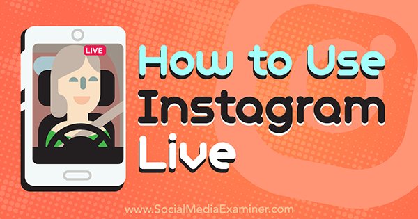 SMExaminer's tweet photo. How to Use #Instagram Live https://t.co/1Qri9PkFLj by @kristihines #InstagramLive https://t.co/icQMMIYZ4q