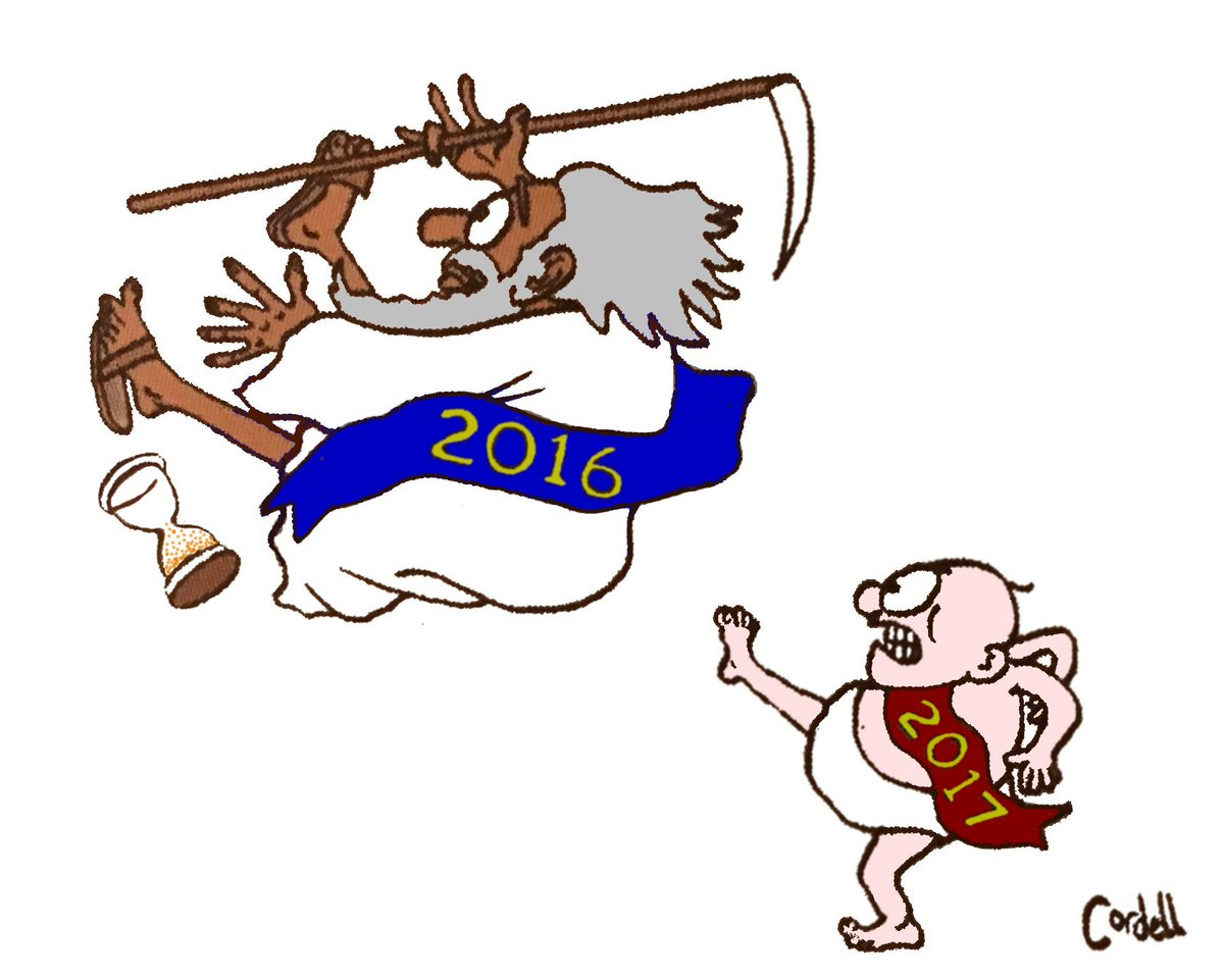 2016-й год в карикатуре 