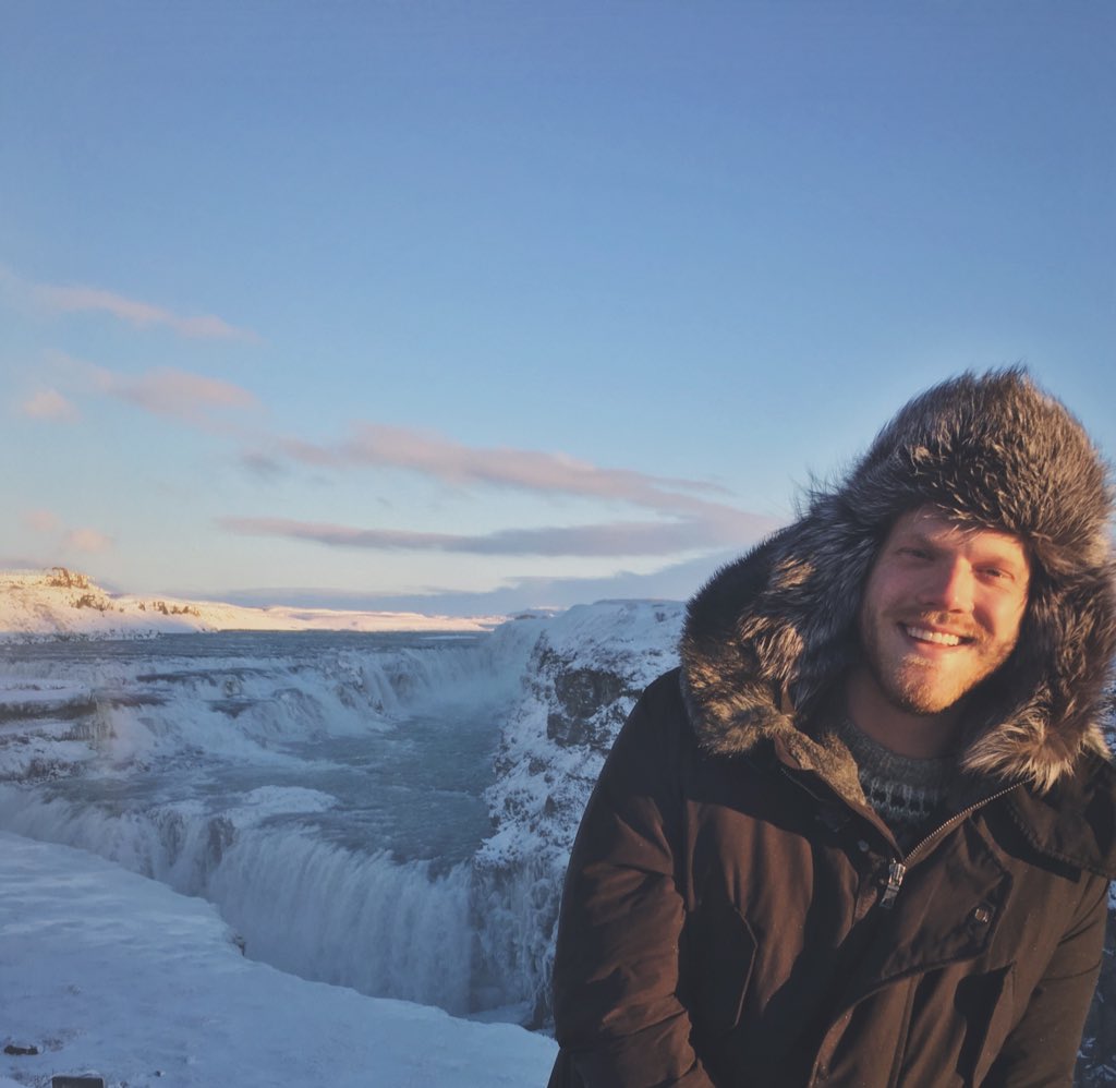 Breathtaking view of Gullfoss Waterfall in Iceland! ❤️