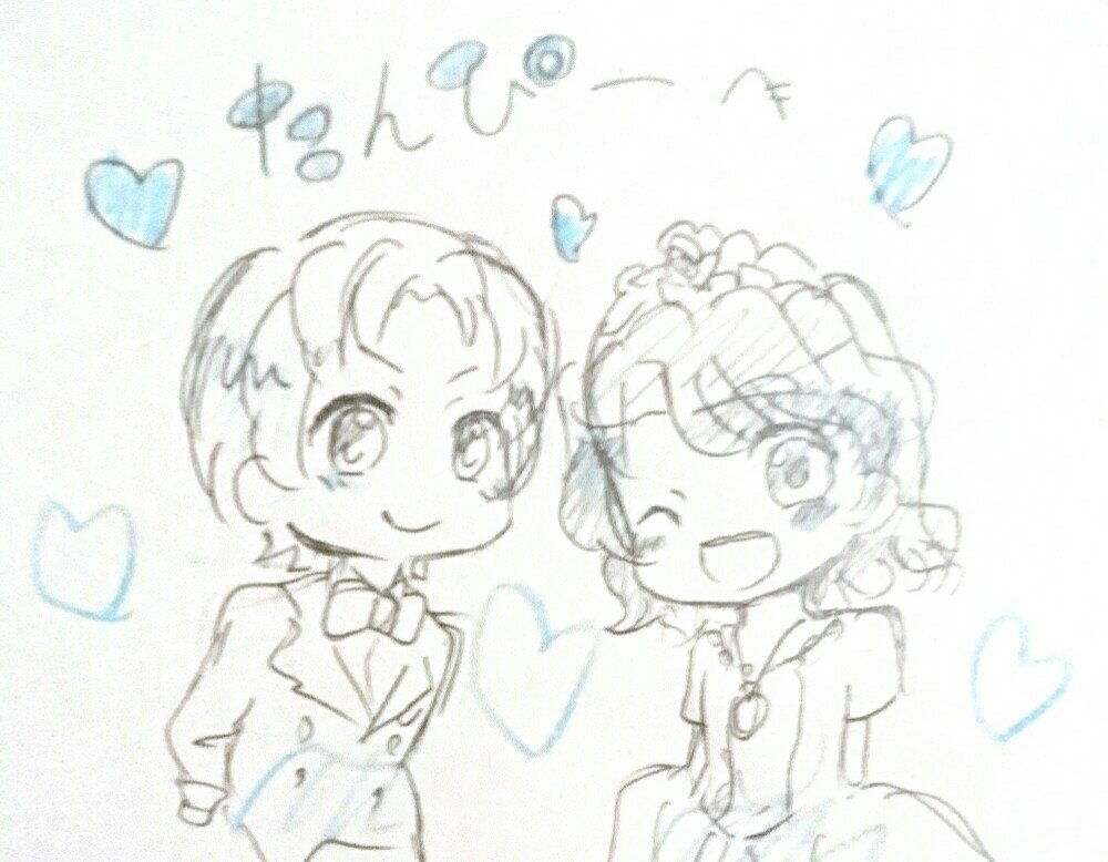 @tanPucci たんぴジェムソフィだよーん汚くてめんごん、今度るしちゃま描いてね💕ウェンルシでもいいのよ🎵来年もよろしく!! 