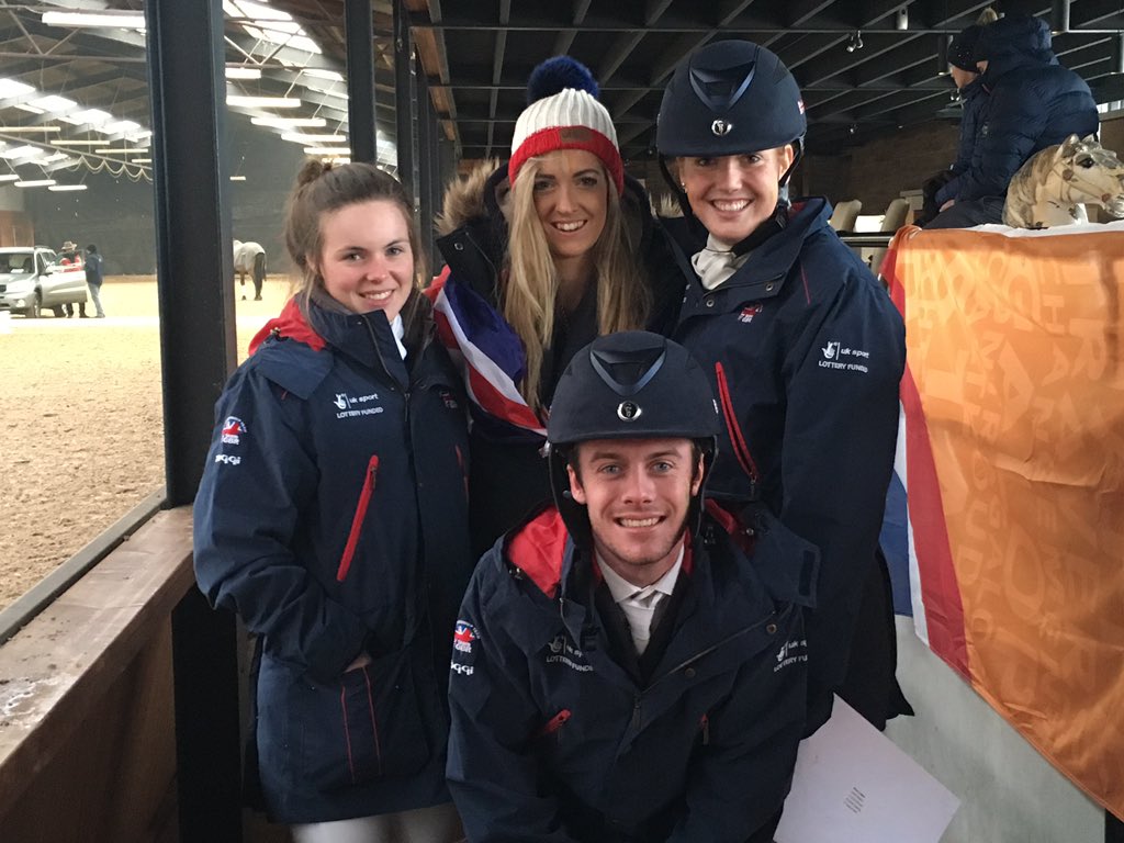 GBstudentriders's tweet photo. Very happy NR Sophie as dressage day draws to a close. Now to bring in the New Year at the gala this evening! https://t.co/xKp8TMaa6t