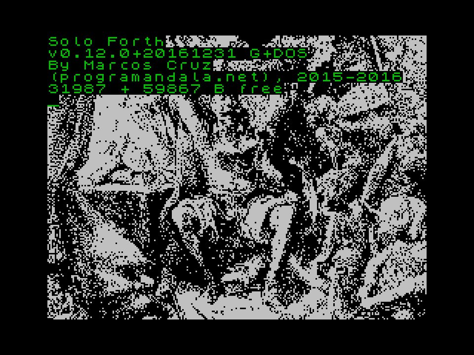 programandala's tweet image. Solo Forth v0.12.0 has been released: programandala.net/en.program.sol…. A #Forth system for #ZXSpectrum 128 and later models. Happy Forth year!