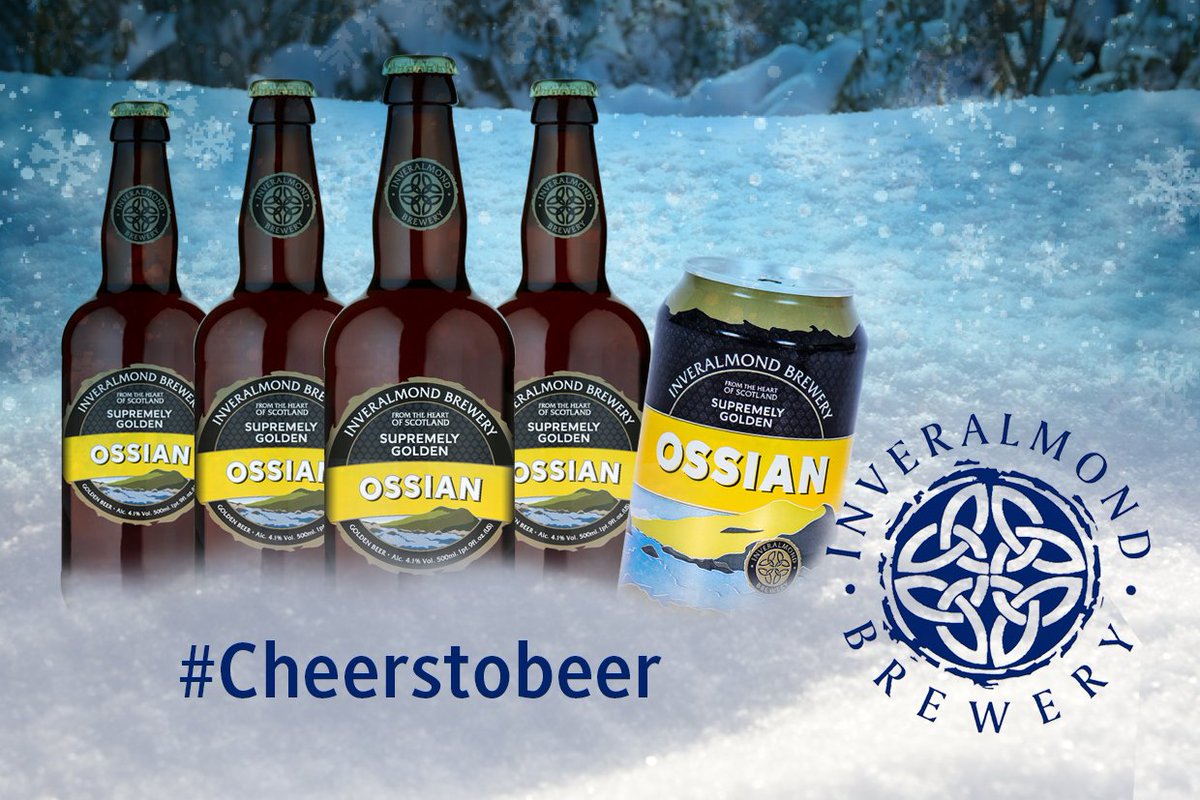InveralmondBeer's tweet photo. We'll be saying cheers tonight with a nice cold Ossian to bring in the bells! #NewYear #2017 #Bringinginthebells https://t.co/qYqAmzyDNC