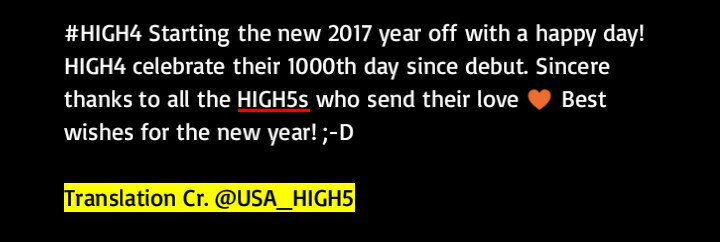 USA_HIGH5's tweet photo. 📝 [TRANS] 170101 HIGH4 KR Tweet
☞ https://t.co/nBDZE29dYp https://t.co/sA8bcOQYwN