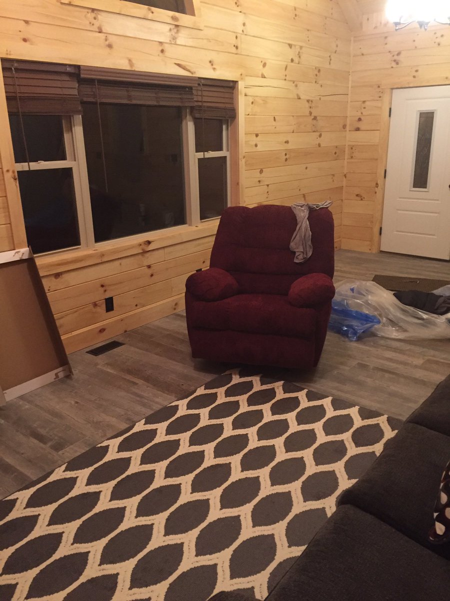 159carpenters's tweet photo. #highbridgelodgeandcabins #theweekendgetaway The weekend getaway cabin is getting close folks. Almost ready for the first customer. https://t.co/fNo6XQE8R3