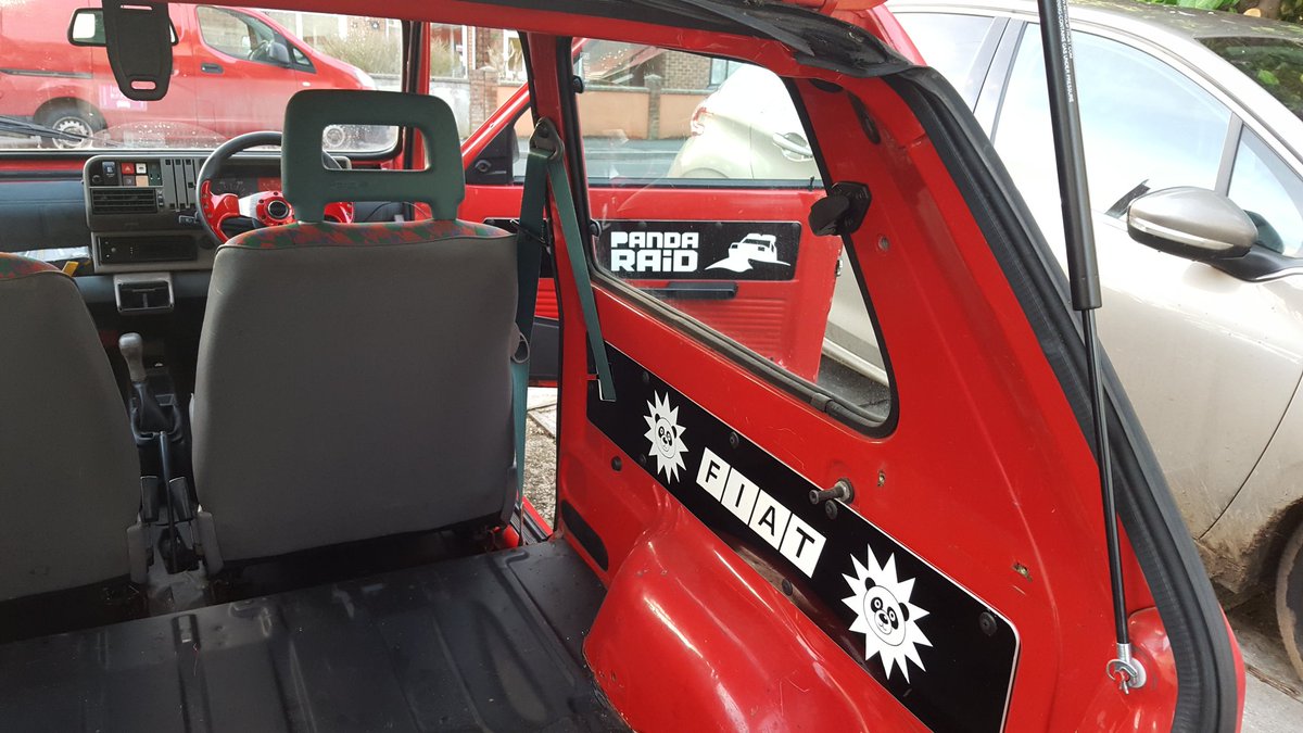 PandaRaid2017's tweet image. My new interior trim was designed and built at @HSNOTTS using a laser cutter and some pretty tidy artwork #PandaRaid