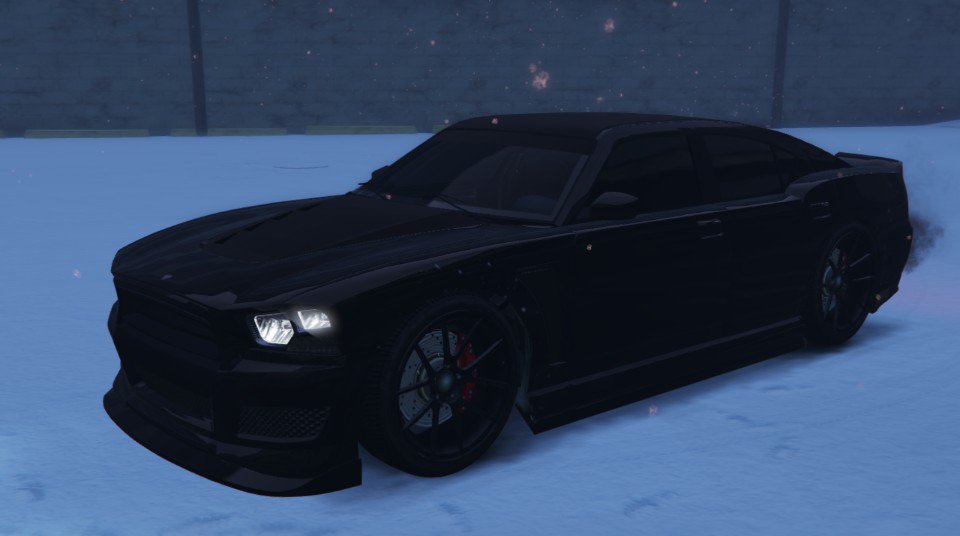 FRANKIESMOTORS's tweet photo. New vehicle - murdered out Bravado Buffalo S #GTAOnline #GTAPhotographers #pbmo https://t.co/qGslrHQgyL