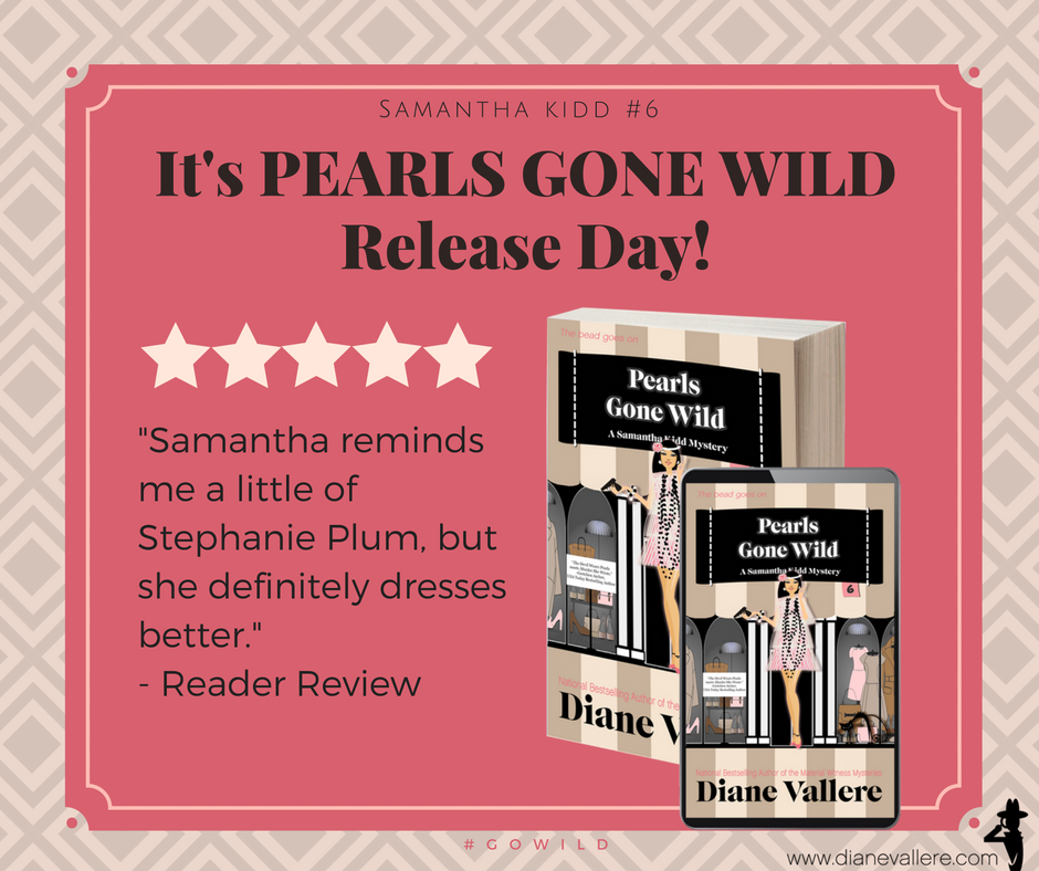 It's PEARLS GONE WILD release day!  #kiddingaround #getwild #fashionista #cozymystery #book6 amazon.com/dp/B01MD0U8XS