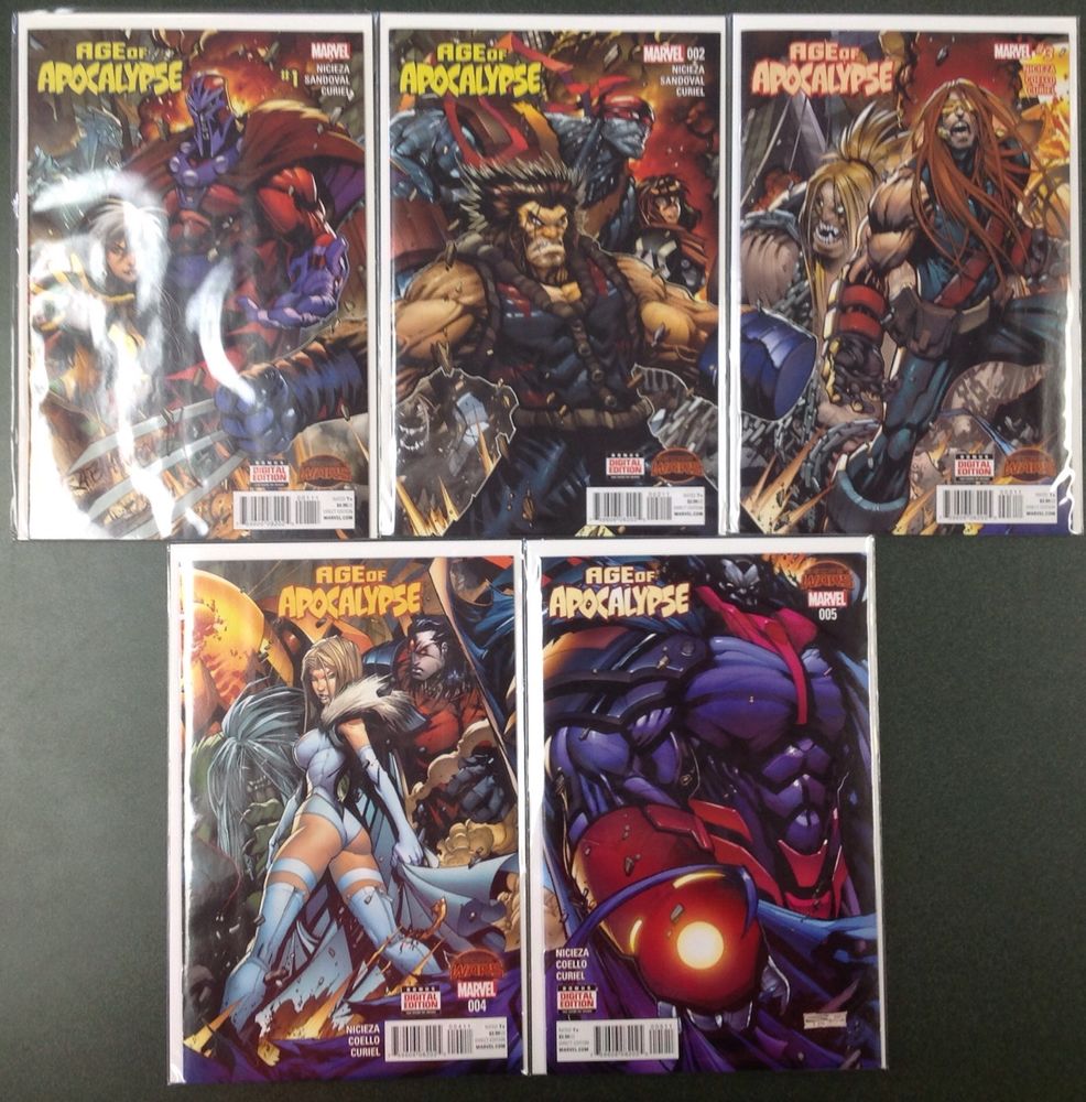 COMIXReliefPA's tweet image. Age of Apocalypse 1-5 NM Marvel Secret Wars #1 Signed By Fabian Nicieza dlvr.it/N0n5tN #COMIXRelief