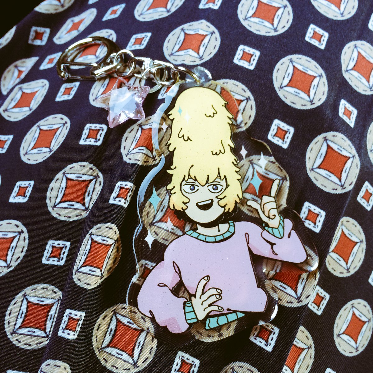 I GOT THE GOODS!Rice boy yoosung charm and extra pkmn goodies from egg~ @eggdadde AND THE BEAUTIFUL TERU CHARM FROM SKY! @aerialseat TY GUYS