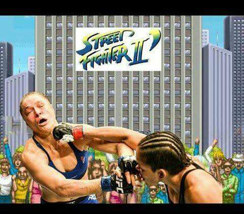 NarutoExplained's tweet photo. She isn't cut out for Mortal Kombat lol #RondaReturns #RondaIsBack #Yougotknockedout https://t.co/JTdQjgdKyf