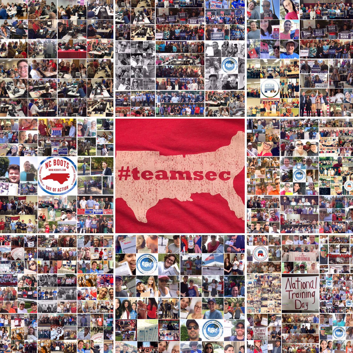 JoshKivett's tweet photo. Huge S/O to everyone who made #TeamSEC & 2016 election cycle so special! Thank you! #LeadRight2016 #TeamFL #NCBoots #TeamVA #GABoots #TeamLA https://t.co/6rzk9SAIl6