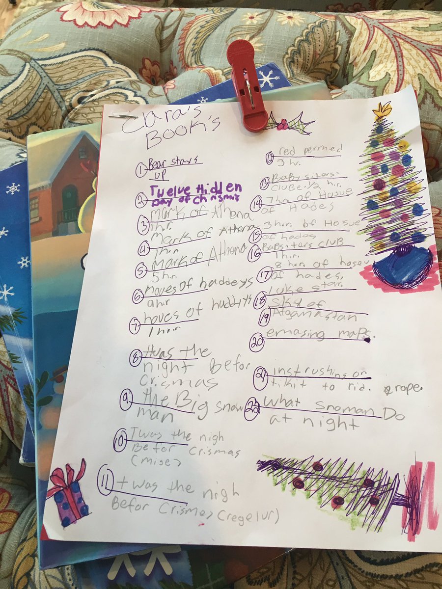 athorsen316's tweet photo. This Winter break Clara has been reading...a lot. @BentleysClass will be proud! #EyeReading #EarReading #ReadersGonnaRead  #DyslexiaCan https://t.co/ovBlTxSKBv