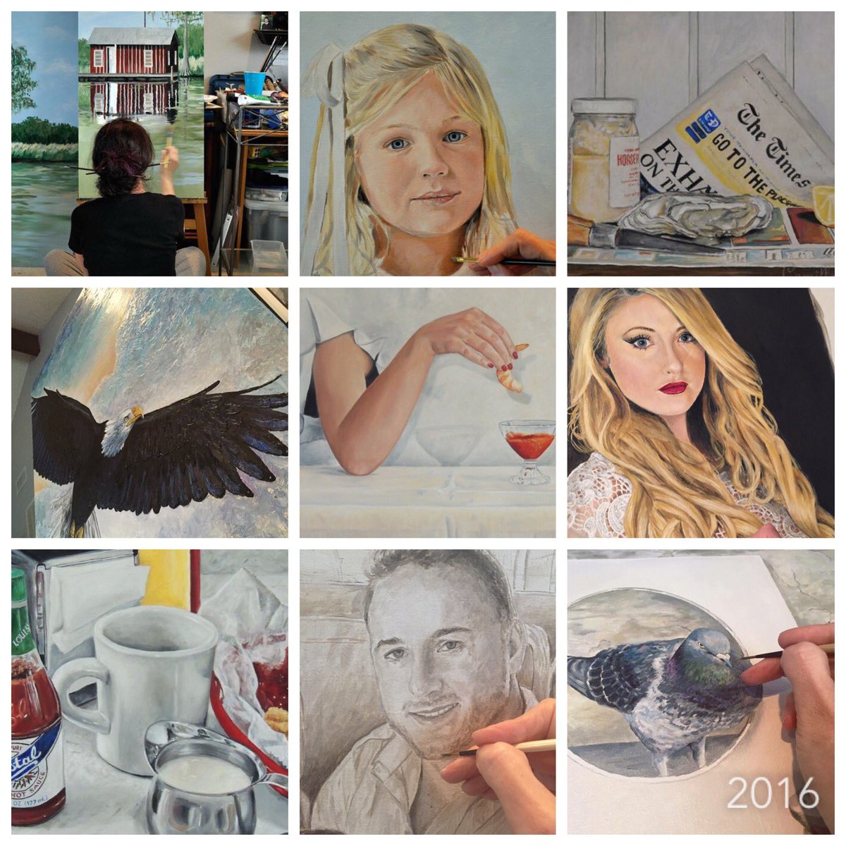 CamillesStudio's tweet photo. #2016 a look back #art #artist #fineart #camib #oilpainting #HAPPYNEWYEAR Twitter #tweeters https://t.co/LtWFCy3xHu