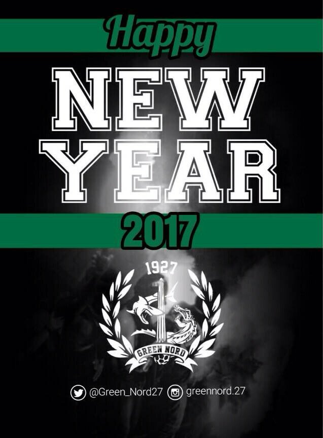 Kami keluarga bsr Bonek Tribun Utara mengucapkan selamat tahun baru 2017. Harapan kami 1 Persebaya kembali berjaya 🐊