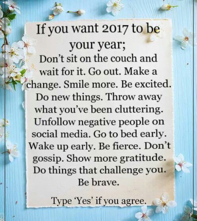 KristenASpence's tweet photo. 2017 is gonna be my year https://t.co/d8QEOocPNn