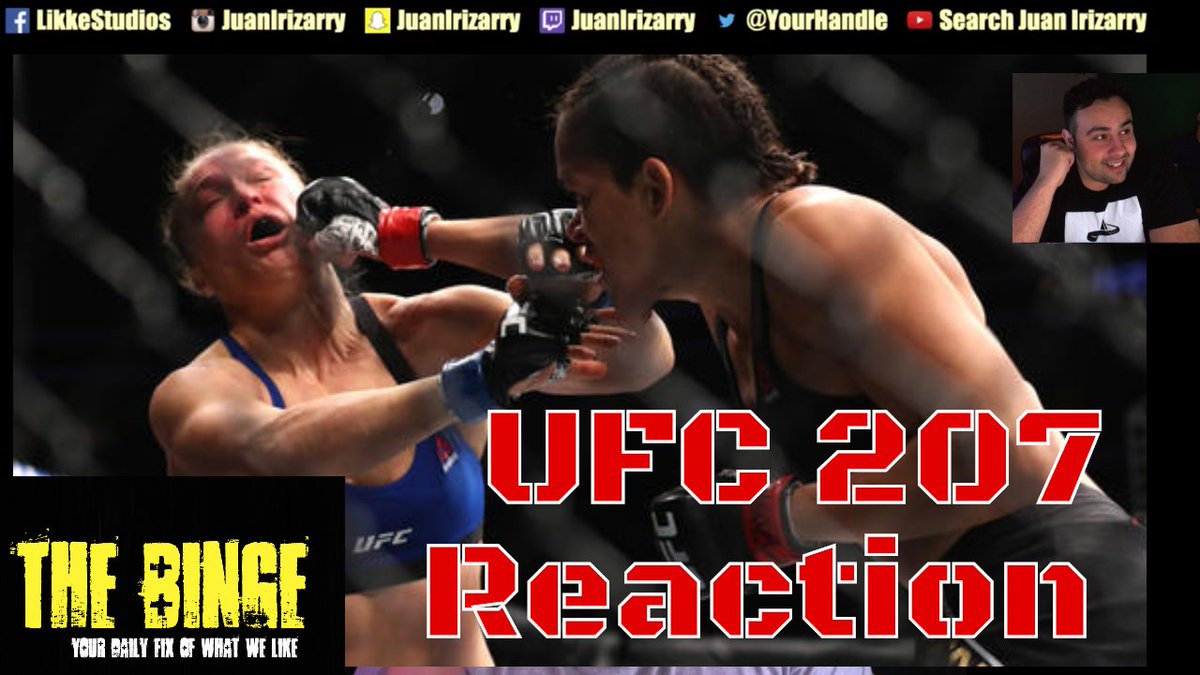 Watch the #UFC207NoCombate recap of #UFC207 Hosted By @LikkeJuan w/ @Confront_ME and @OG_LoZo Download the free app. BingeFeed.com