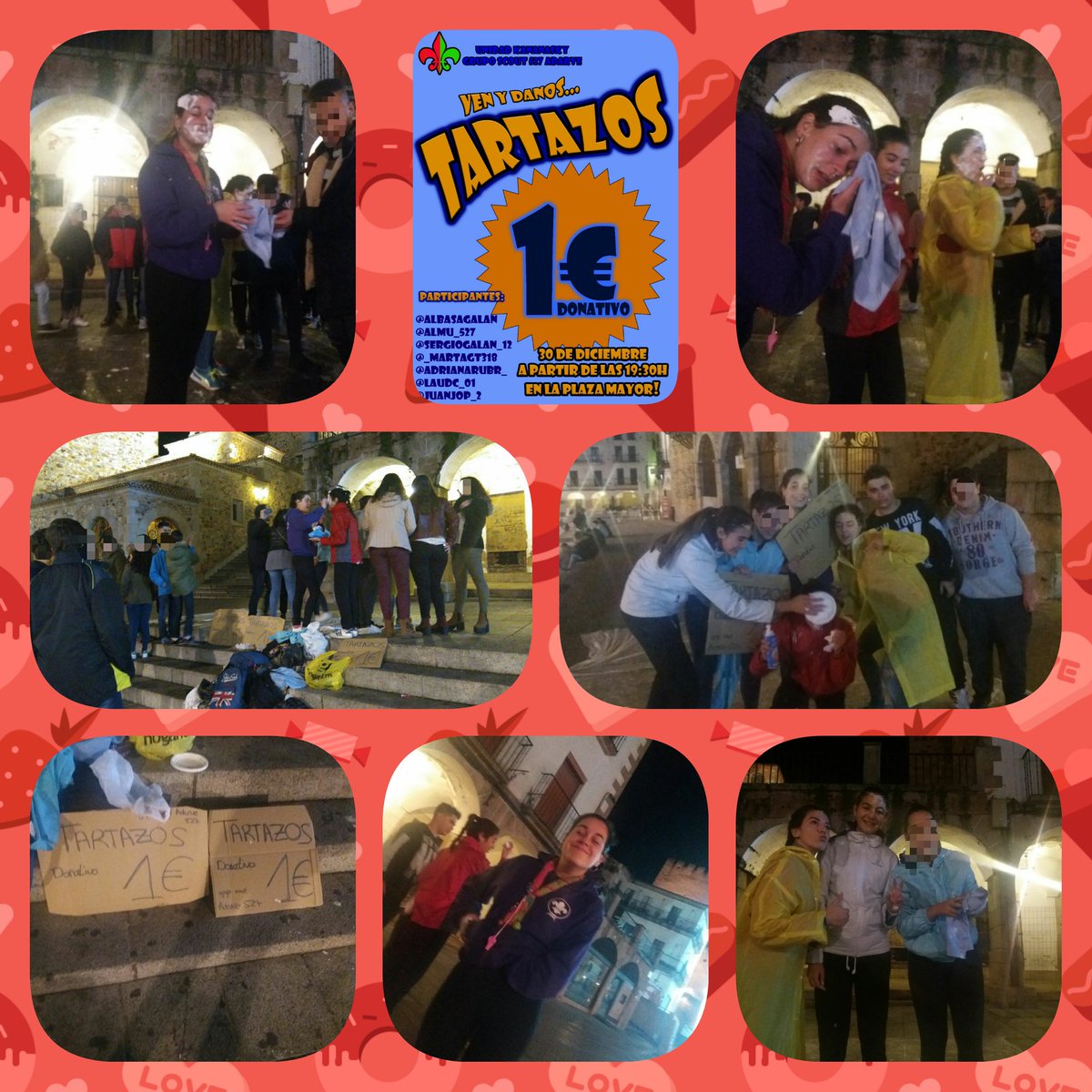 Despedimos el año con actividad para la empresa de los escultas.Da un tartazo a lo que te impida construir un mundo mejor.<a href="/ASDEEx/">Scouts Extremadura</a> <a href="/scout_es/">Scouts de España (ASDE)</a>